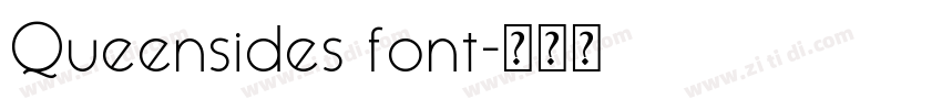 Queensides font字体转换